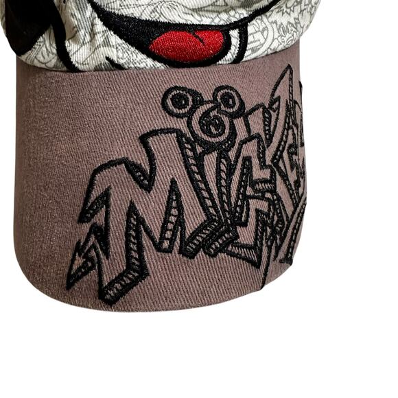 Vintage Mickey Mouse Sketch Disney Parks Cap Hat Adjustable Graffitti Adult - Picture 5 of 9